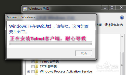 WIN系统如何安装telnet客户端