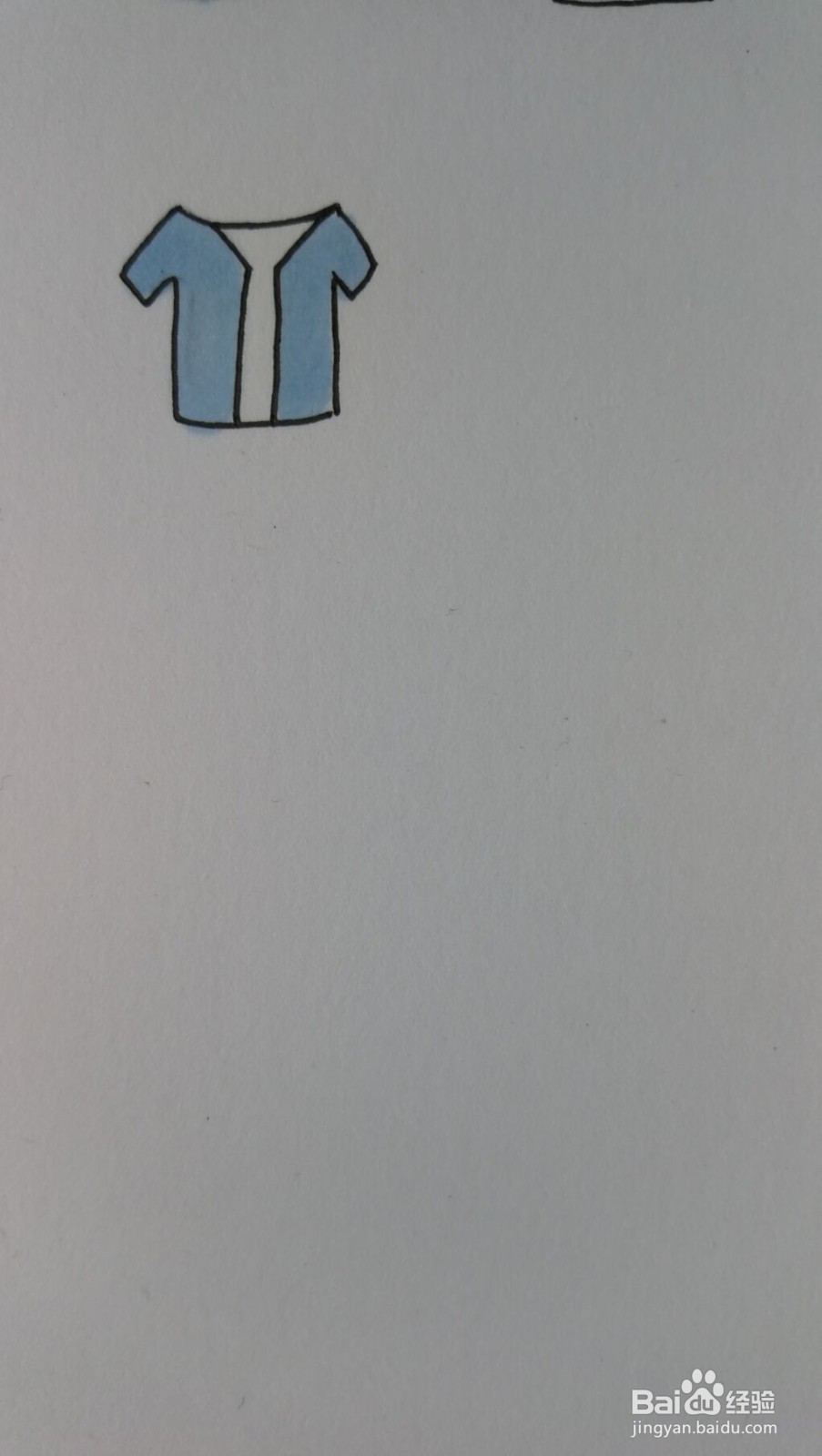 衣服的简笔画之画法二十一