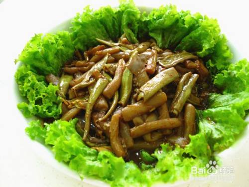 芋头花茄子的做法 百度经验