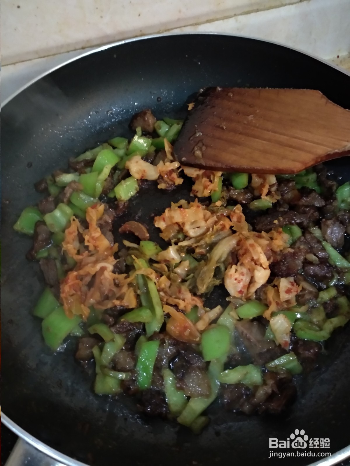 牛肉泡菜青椒炒饭