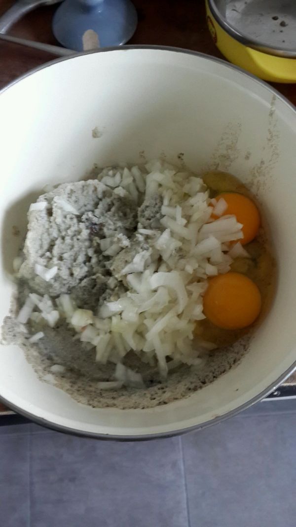鸡蛋豆渣蔬菜饼