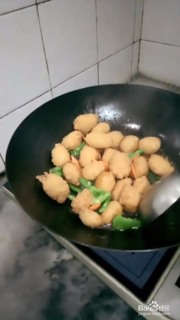 教你做好吃的油飞豆腐