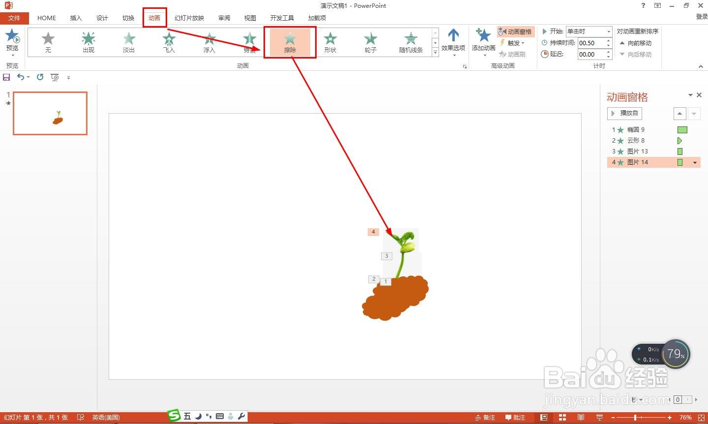 发芽的植物生长动画教程