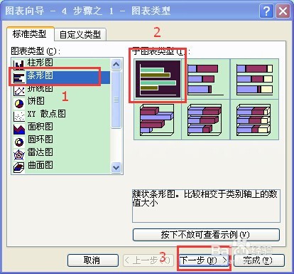 excel技巧(5):如何使用图表(三)条形图