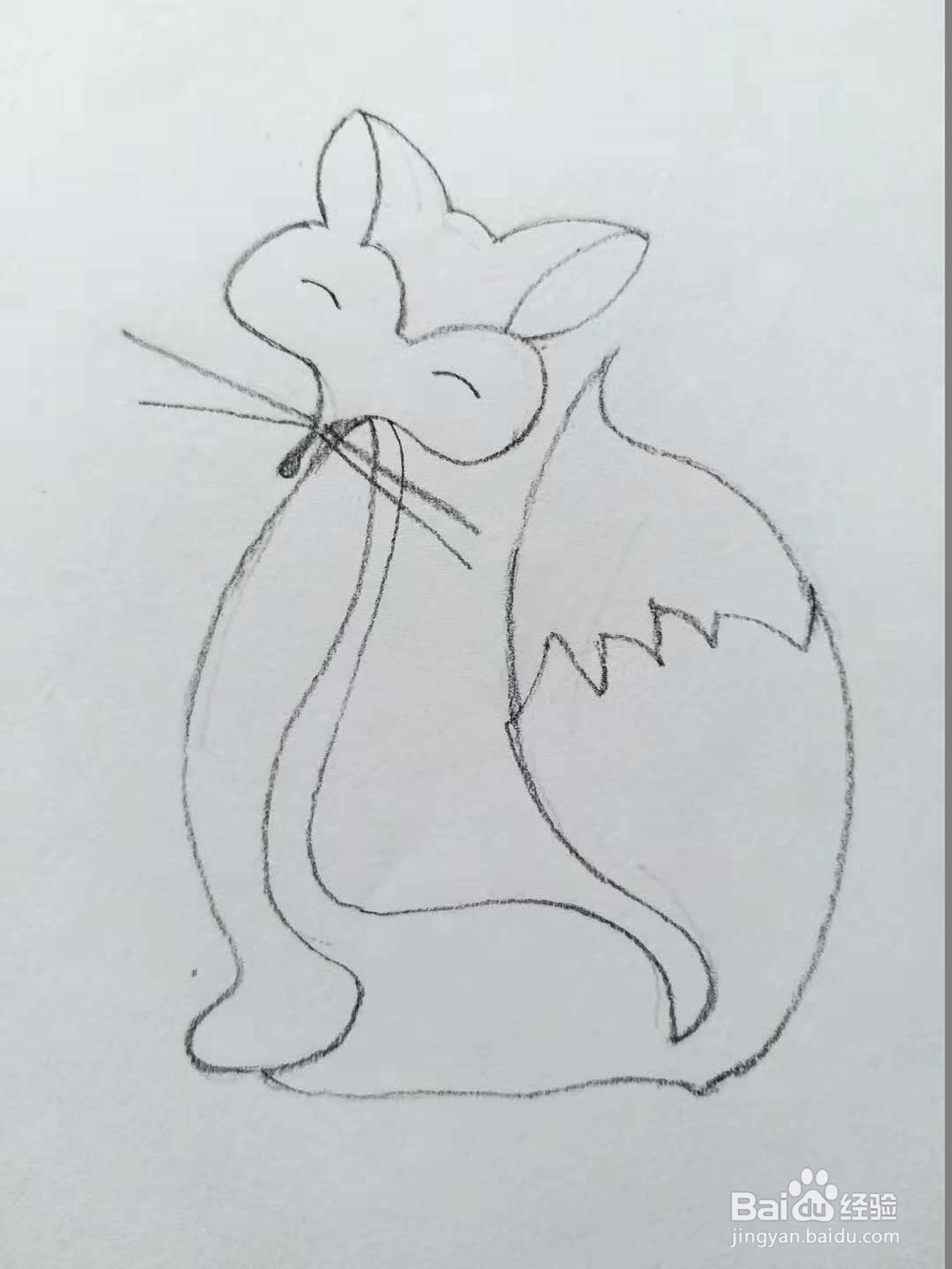 狐狸的简笔画法（三）