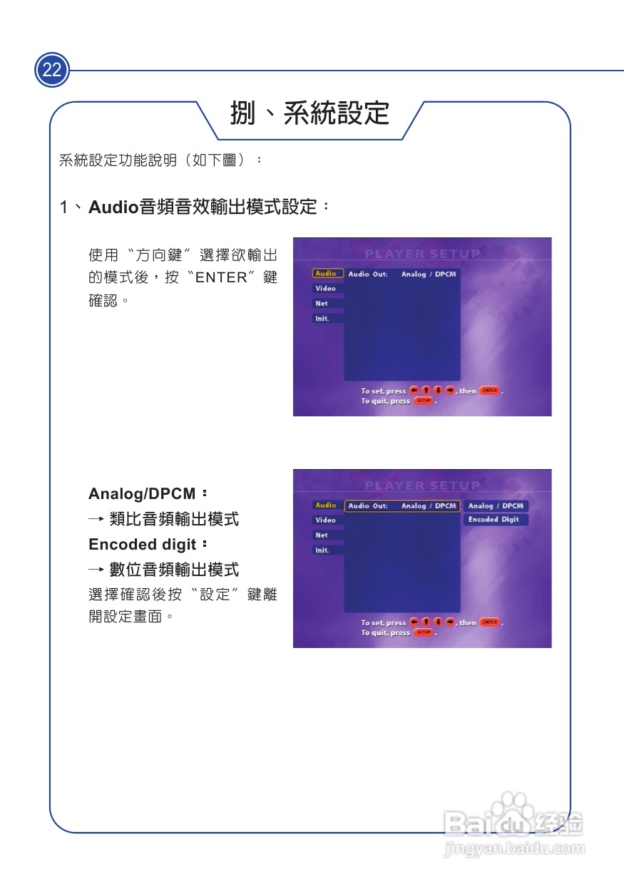 声宝KDVD-300型DVD播放器说明书:[2]