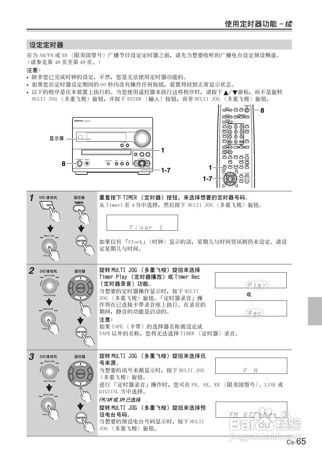 ONKYO DR-UN7DVD接收机说明书:[4]