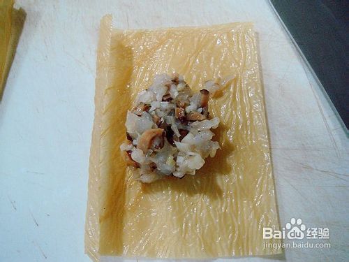 三鲜豆皮卷