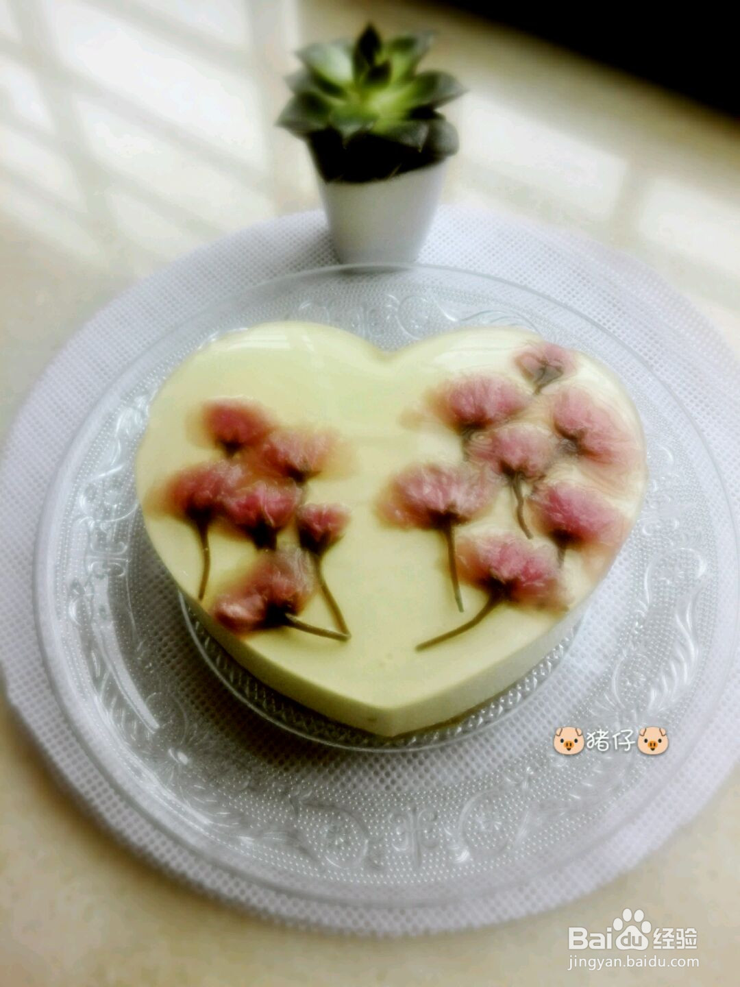樱花冻芝士蛋糕的做法