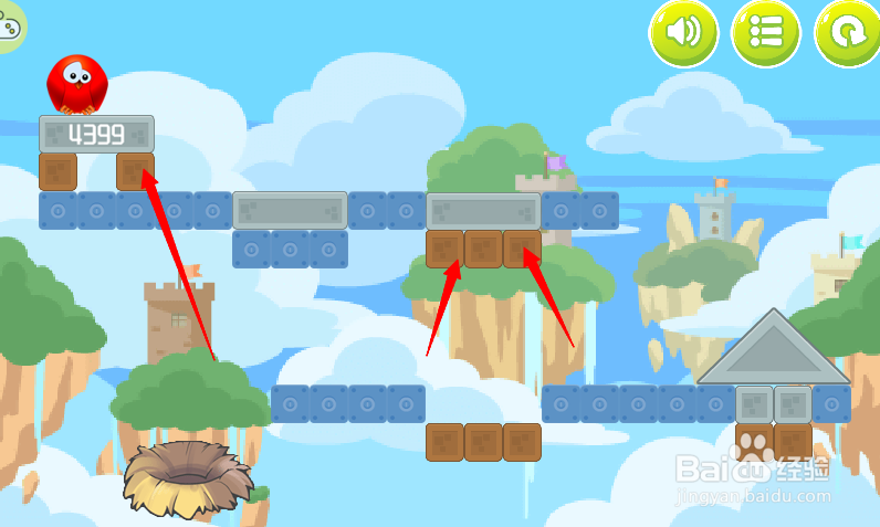 小游戏泡泡鸟历险记4第19关