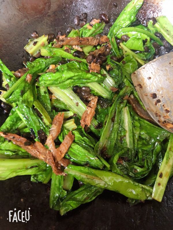 豆豉鲮鱼油麦菜