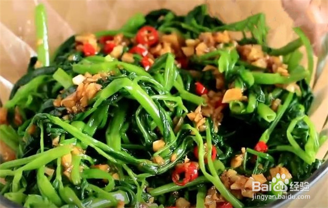 凉拌空心菜怎么做