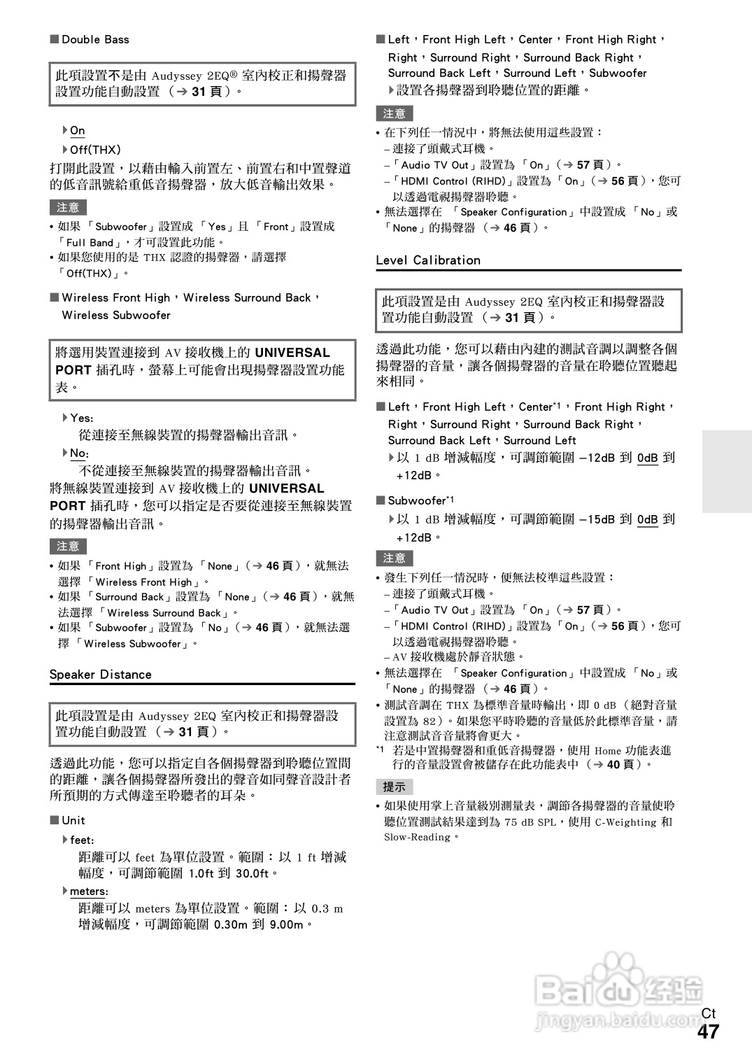 ONKYO TX-NR609 AV 接收机使用手册:[3]