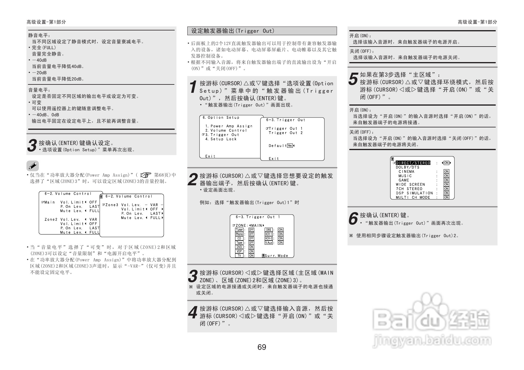 DENON收音环绕扩音机AVR-3806操作说明书:[4]