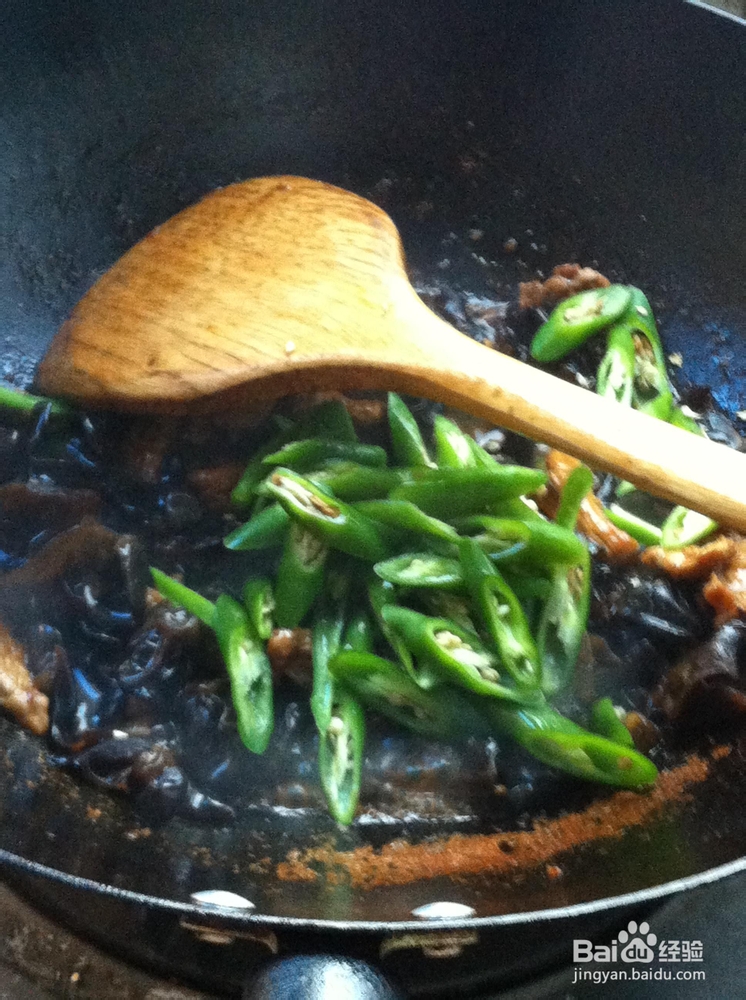 夏季时令菜14—木耳炒肉丝