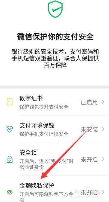 微信怎么隐藏钱包下方的金额
