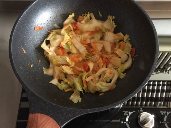 白菜西红柿烧豆腐