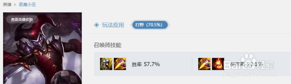 英雄联盟小丑的召唤师技能怎么选