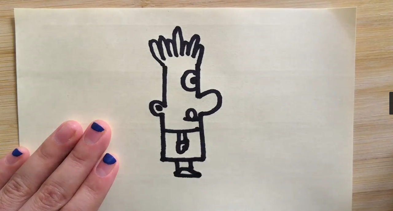 薯条哥的简笔画如何画？