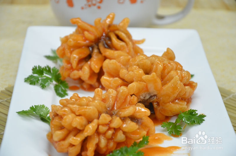 幸福美食:孩子的美食最爱茄汁菊花鱼