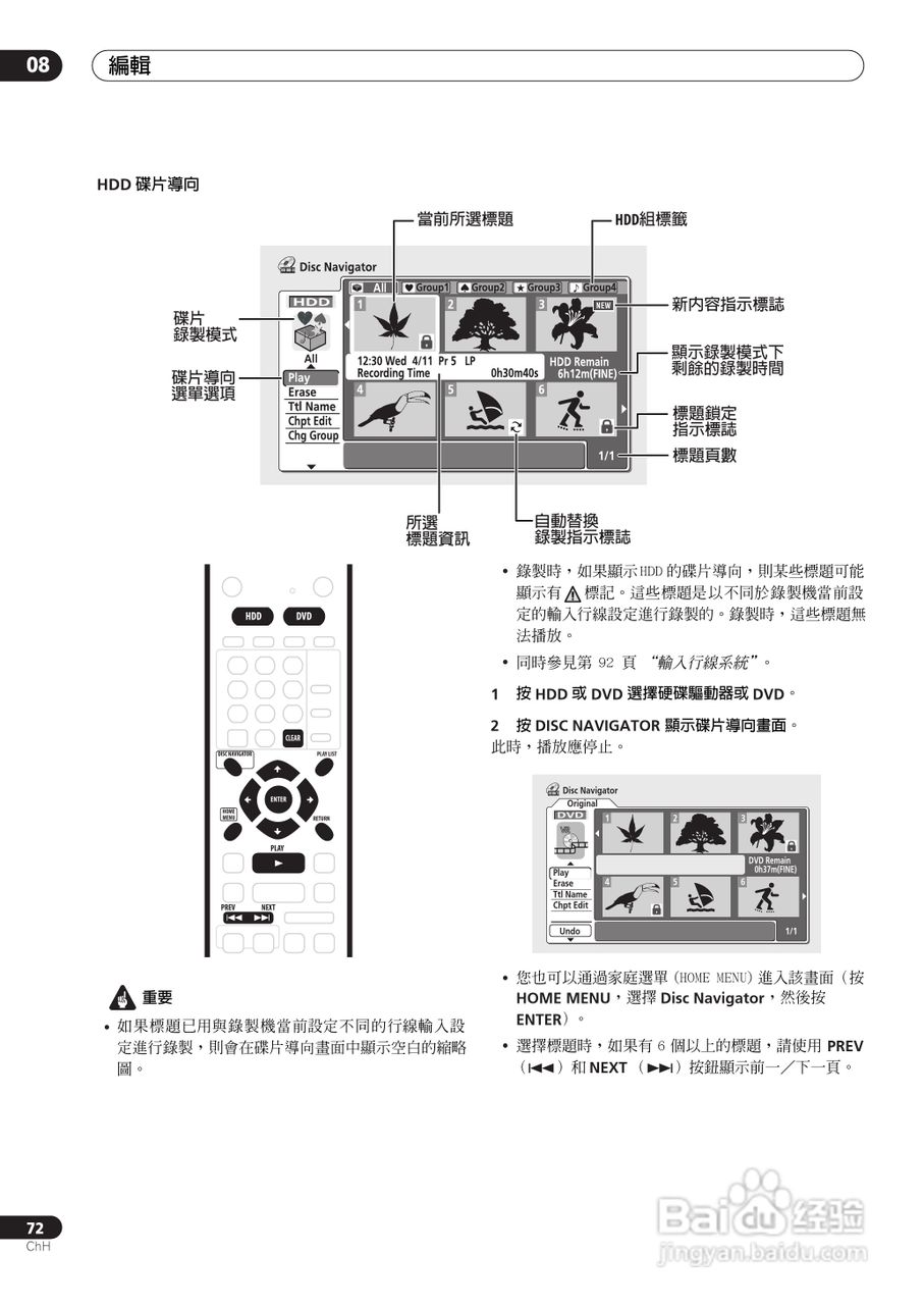 DVD录制机DVR-510H-S使用说明书:[8]