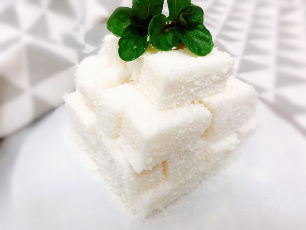 椰丝牛奶小方块