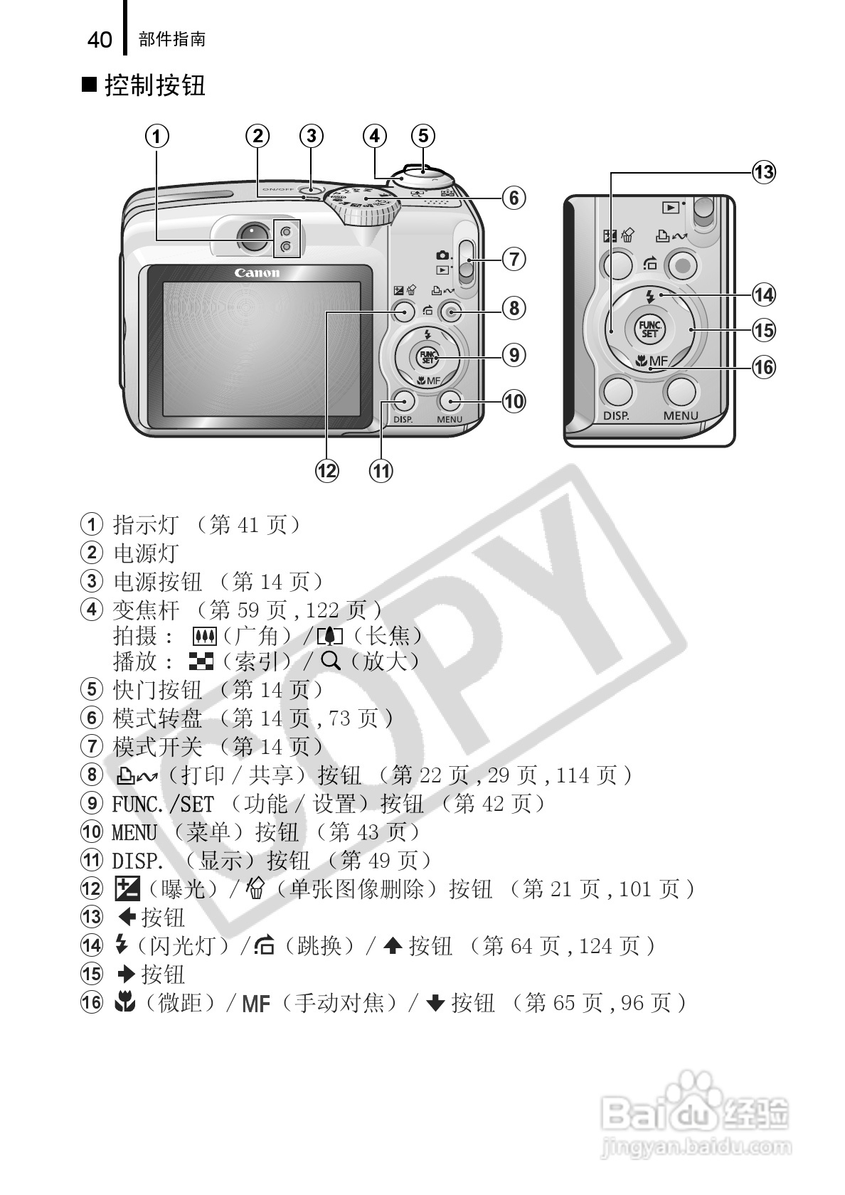 佳能PowerShot A720 IS数码相机使用说明书:[5]