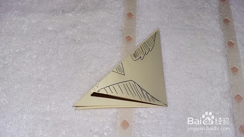 手工剪纸：羽毛花样的剪法