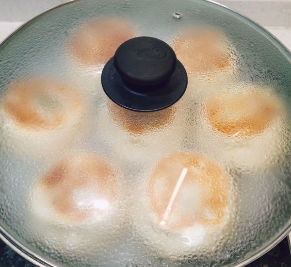 韭菜小墨鱼虾皮水煎包