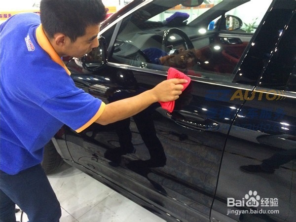 保时捷全车漆面美容效果
