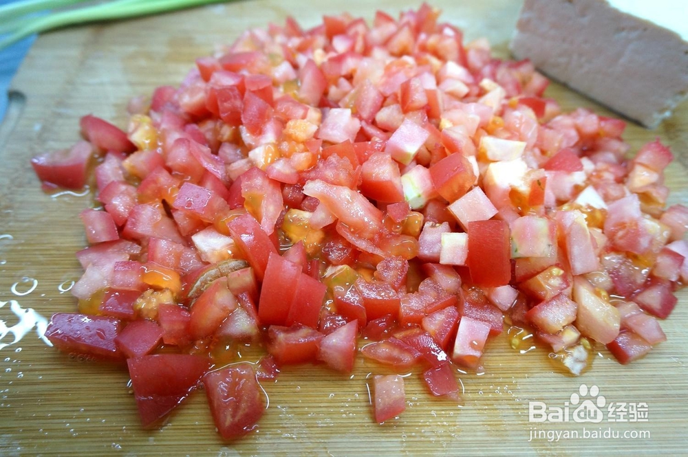 汤鲜味美肉末西红柿豆腐羹