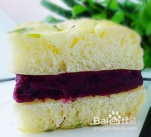 如何做紫薯面包块?