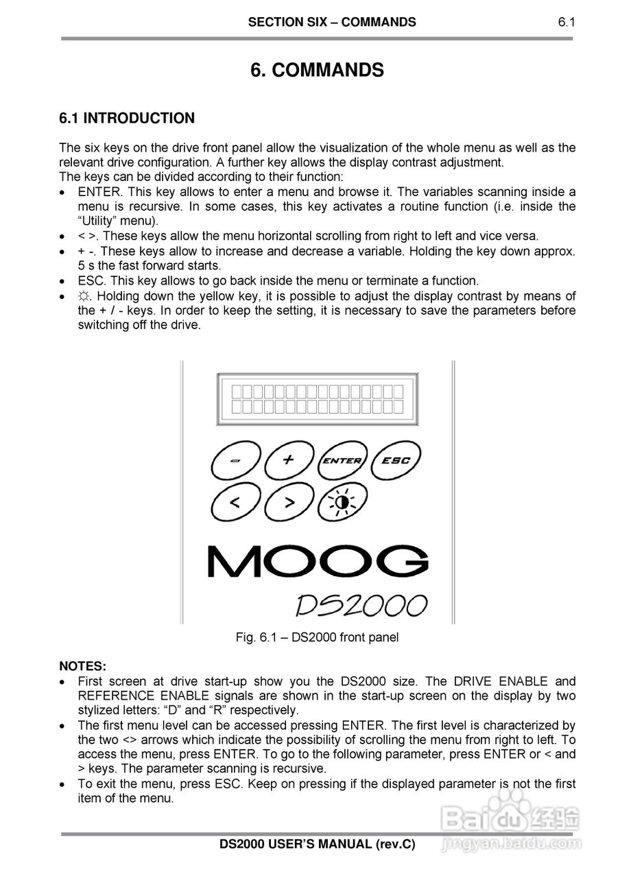 MOOG DS2000伺服驱动器说明书:[10]