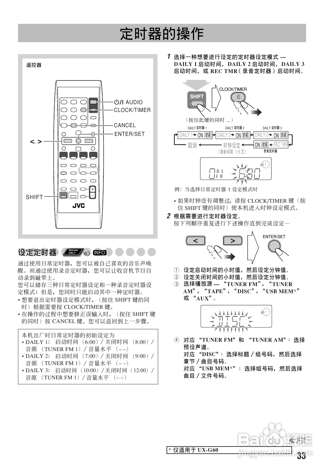 胜利者迷你音响UX-G60-55型使用说明书:[2]