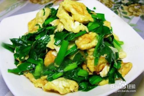 韭菜炒鸡蛋家常做法