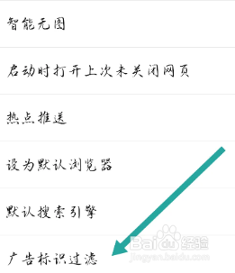 私密浏览器APP怎么开启广告标识过滤？