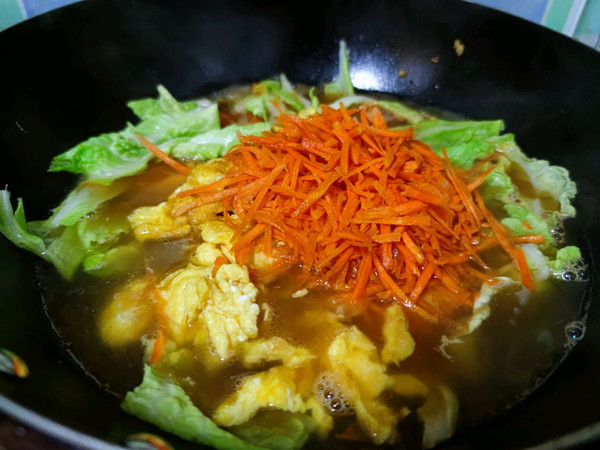 西红柿鸡蛋汤面