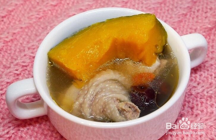 南瓜红枣鸡汤怎么做