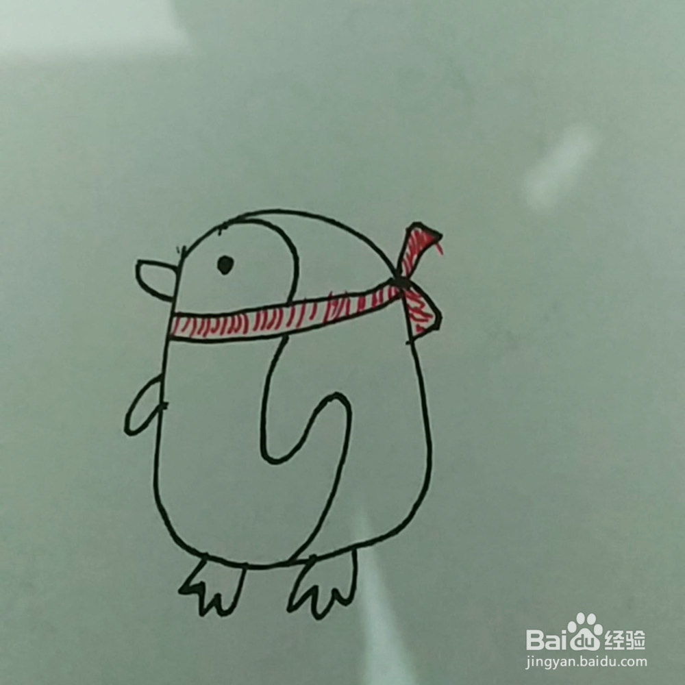 简笔画：小企鹅桂桂的画法