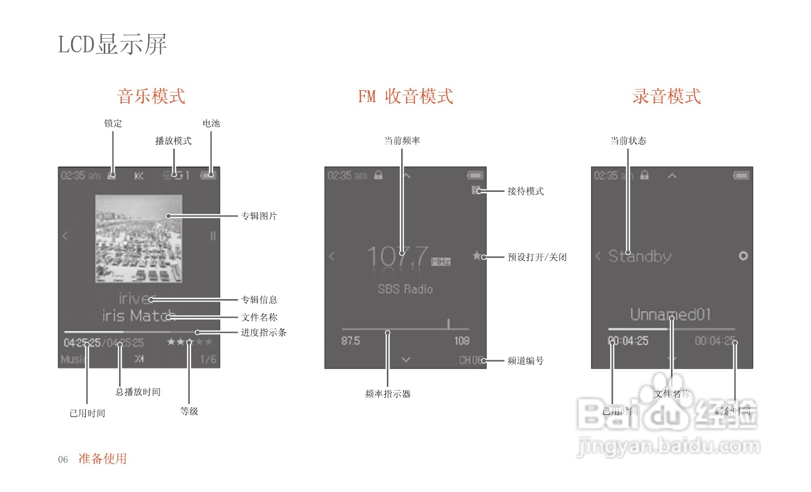 艾利和MP3播放器E50型使用说明书:[1]