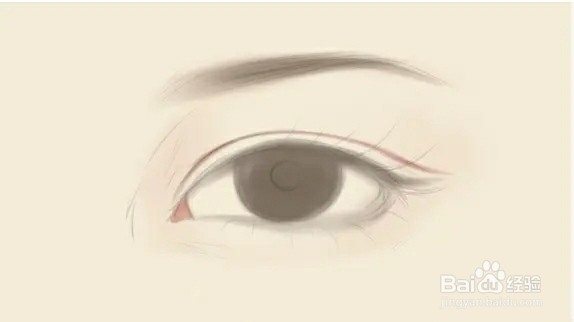 怎么画古风眉眼