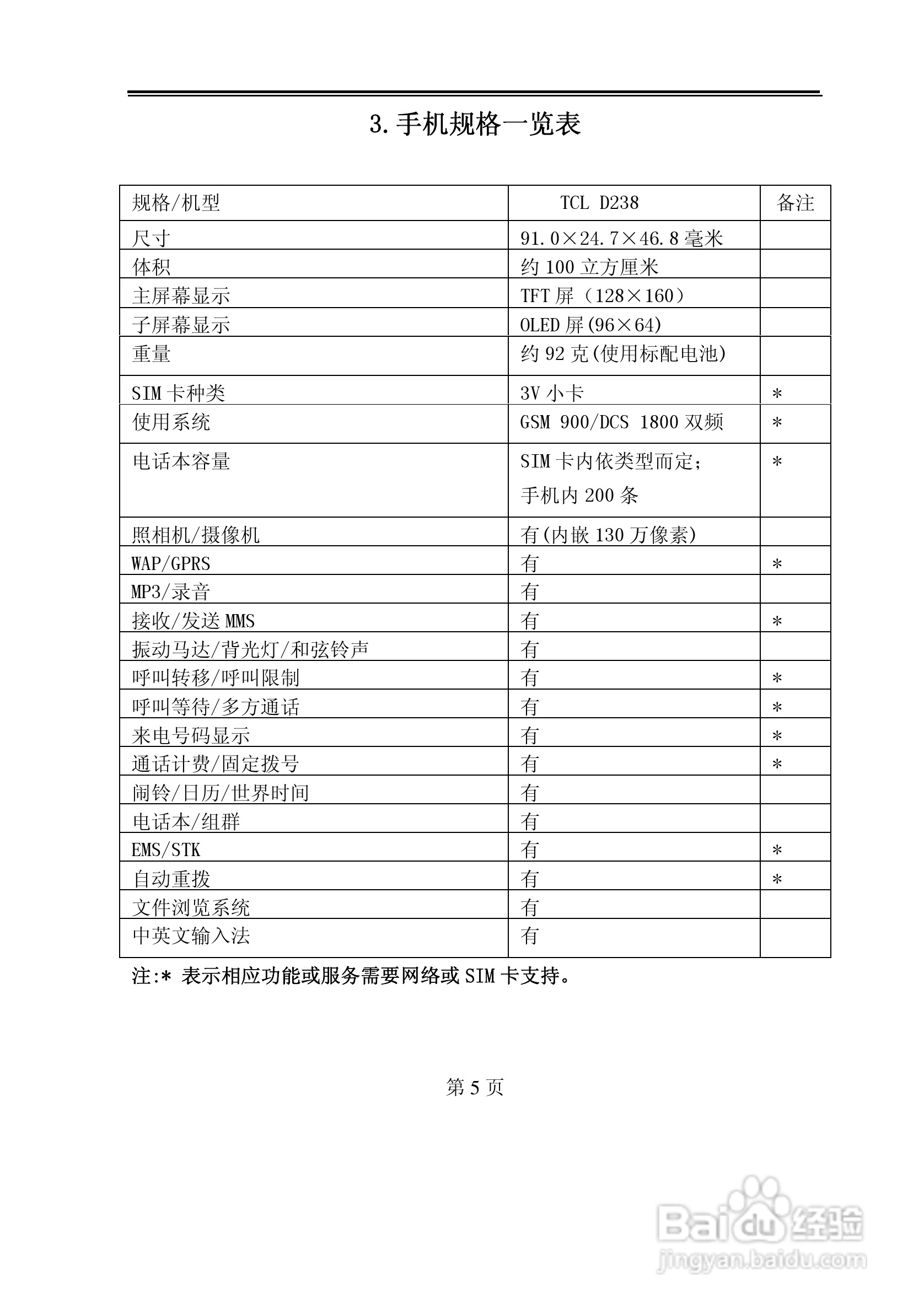 TCL D238手机使用说明书:[1]