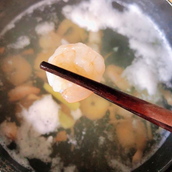 凉拌虾仁杏鲍菇