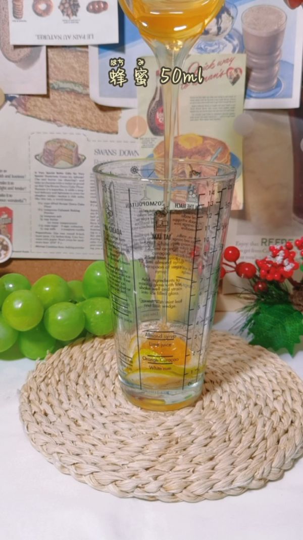 百香果蜂蜜绿茶