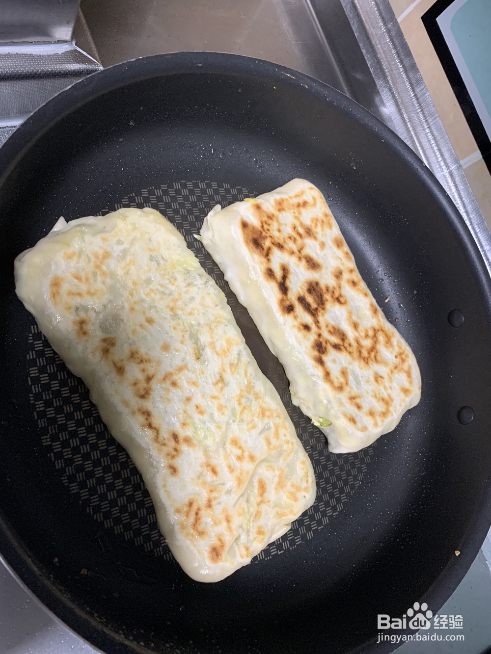 营养美味的韭黄鸡蛋盒