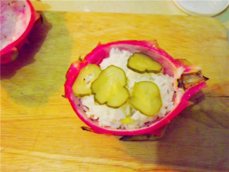 火龙果炒饭,世间竟然还有如此美味的美食