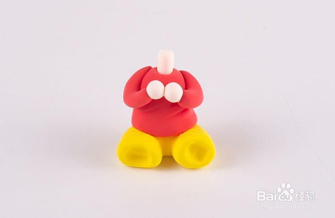 粘土蜡笔小新的制作方法