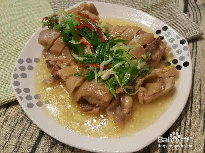 简单葱油淋鸡
