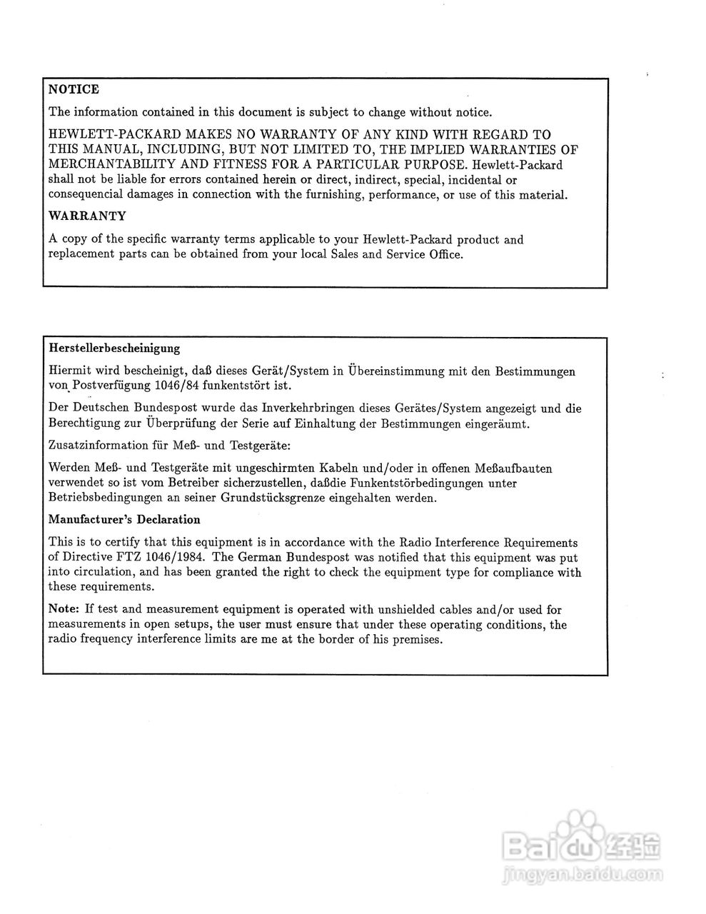 HP-437B功率计说明书:[1]