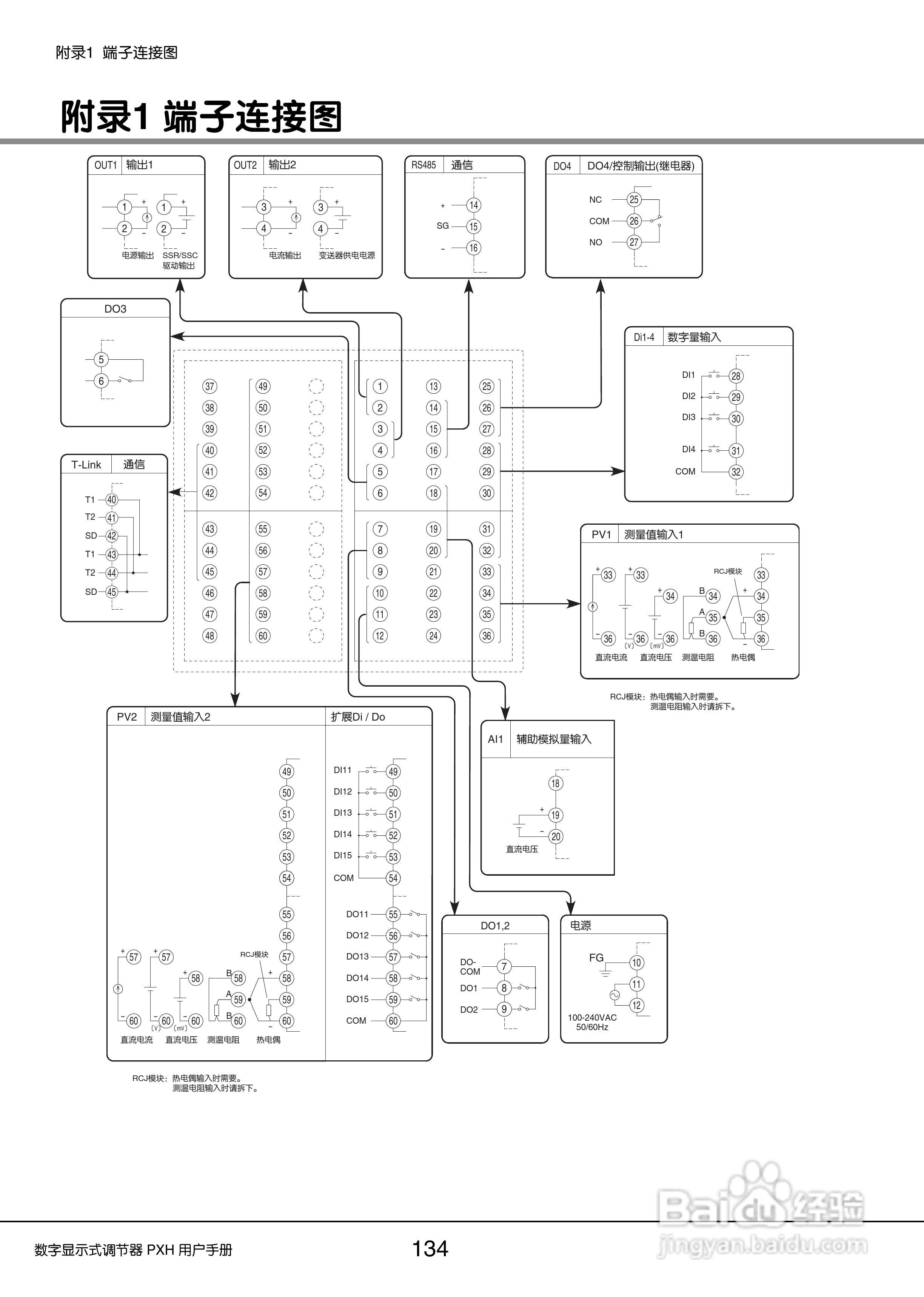 富士PXH普通型数字显示式调节器操作手册:[14]